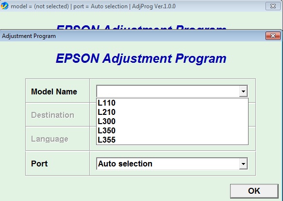 Epson adjustment program download l380