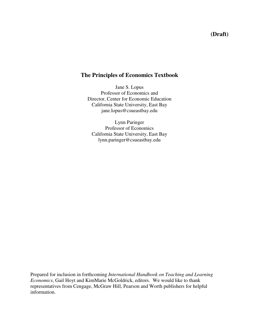Economics textbook pdf mcconnell